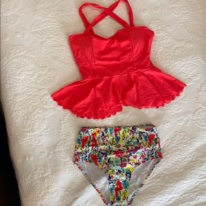 Tankini • Bright Floral 💐